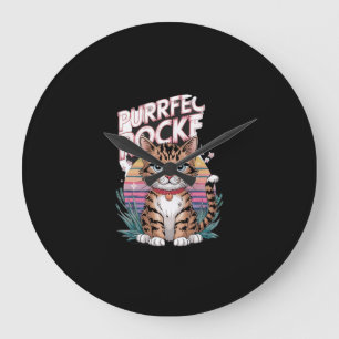 Reloj Redondo Grande ¡Estoy ladrando a Mad por ti! Perro