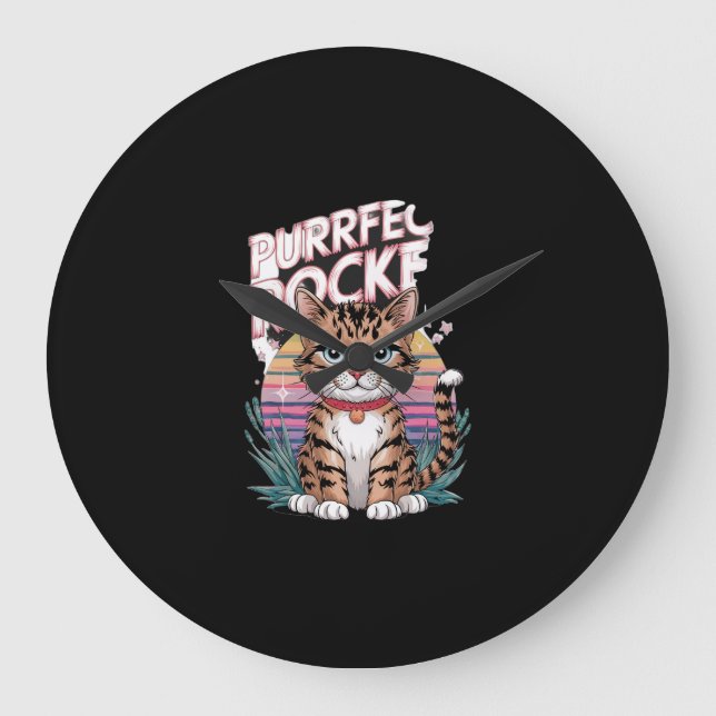 Reloj Redondo Grande ¡Estoy ladrando a Mad por ti! Perro (Anverso)