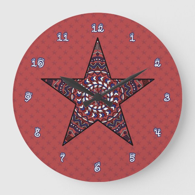 Reloj Redondo Grande Estrella de la Independencia (Anverso)
