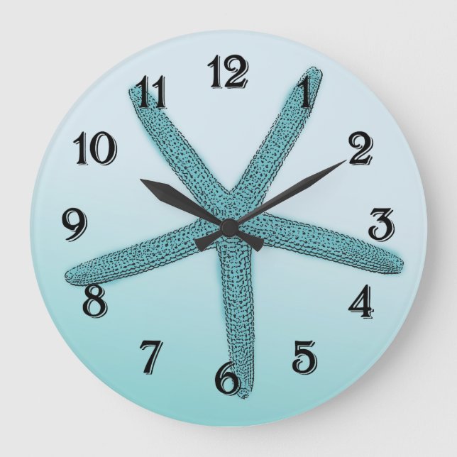 Reloj Redondo Grande Estrella de mar Aqua Ombre (Anverso)
