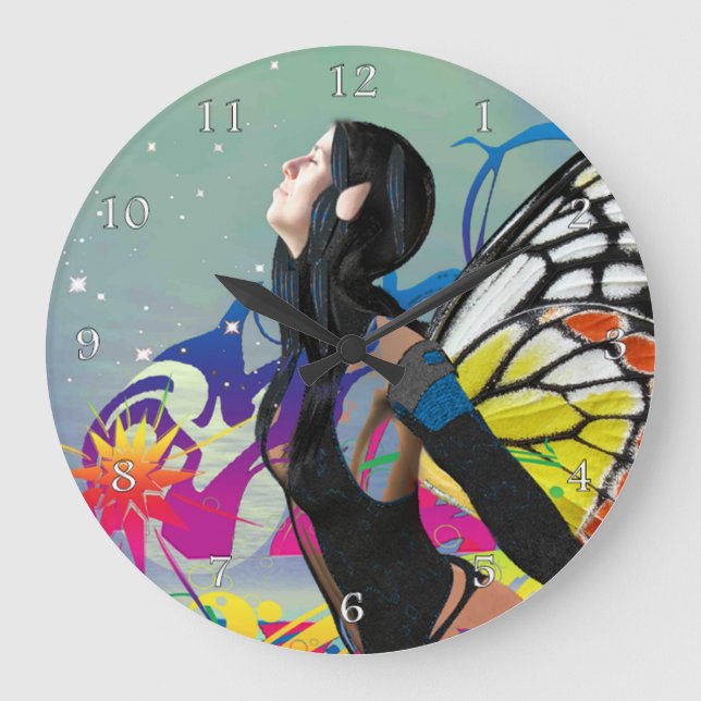 Reloj Redondo Grande Estrella mágica (Anverso)