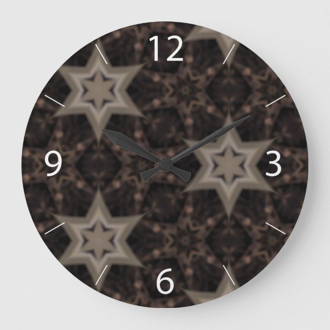 Reloj Redondo Grande Estrellas (Anverso)