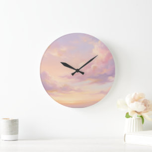 Reloj Redondo Grande Estudio del cielo moderno al estilo del Renacimien
