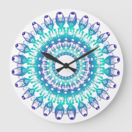 Reloj Redondo Grande ethnic Mandala.