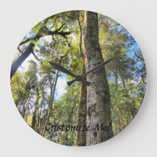 Reloj Redondo Grande Eucaliptus Gum Trees de la selva tropical australi