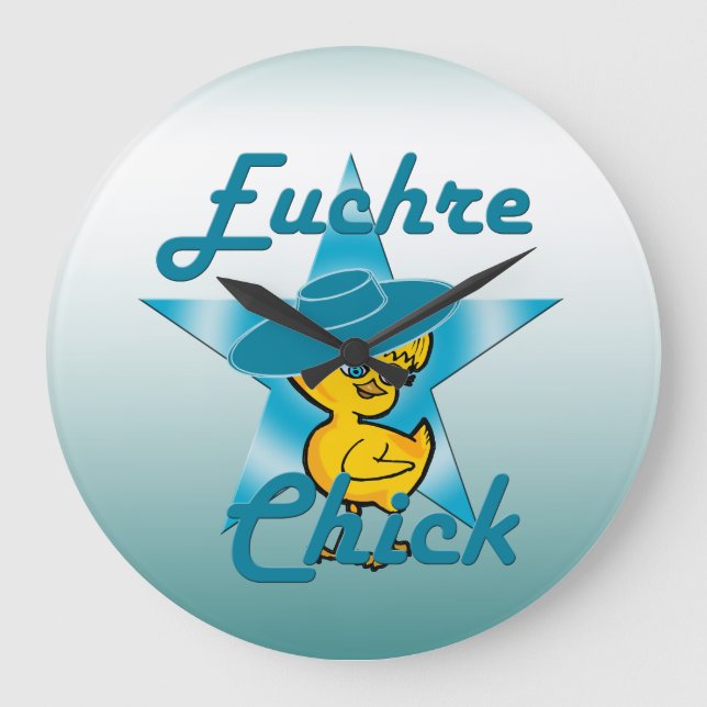 Reloj Redondo Grande Euchre Chick #7 (Anverso)