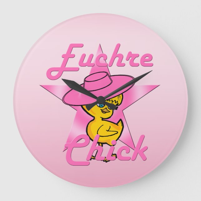 Reloj Redondo Grande Euchre Chick #8 (Anverso)