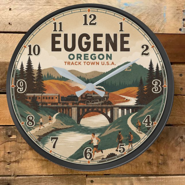 Reloj Redondo Grande Eugene Oregon (Subido por el creador)