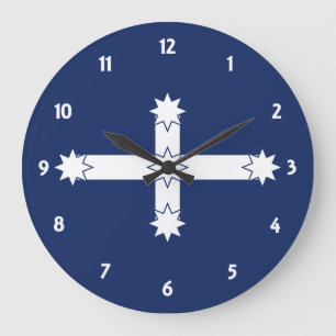 Reloj Redondo Grande eureka flag