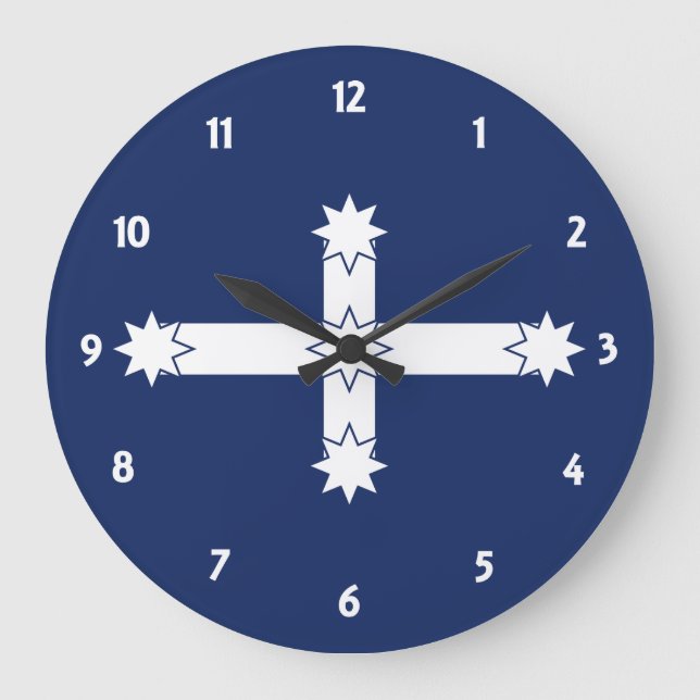 Reloj Redondo Grande eureka flag (Anverso)