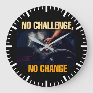 Reloj Redondo Grande Éxito y Gym Motivational Large Clock