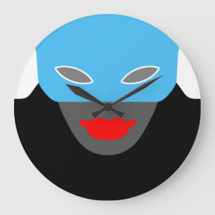 Reloj Redondo Grande Extranjero de ClupKitz Comix Dada Manga