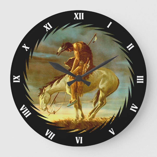 RELOJ REDONDO GRANDE EXTREMO DEL RASTRO (Anverso)