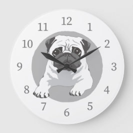 RELOJ REDONDO GRANDE F1/WC/W/パグ