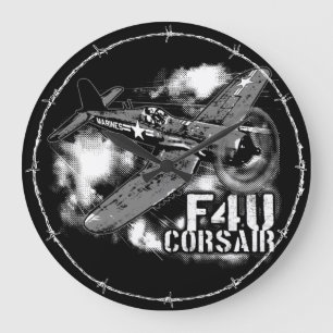 RELOJ REDONDO GRANDE F4U CORSAIR