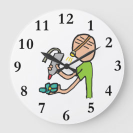 Reloj Redondo Grande Fabricación de joyas