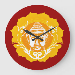 Reloj Redondo Grande Face of Buddha