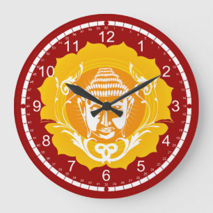 Reloj Redondo Grande Face of Buddha