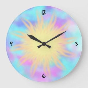 Reloj Redondo Grande Faith ~ Burst Large Clock