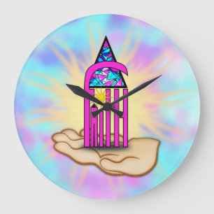 Reloj Redondo Grande Faith ~ Steeple