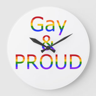 Reloj Redondo Grande Fallln Gay y Orgullo