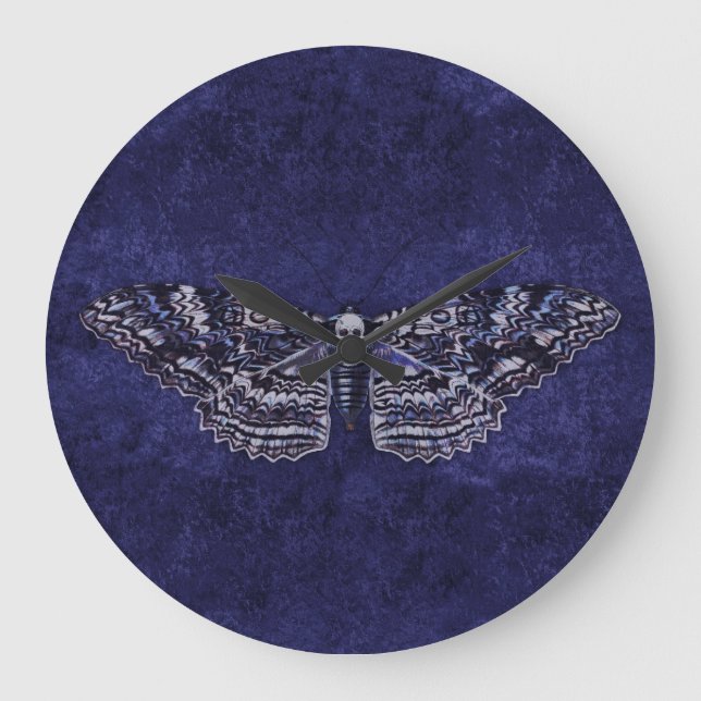 Reloj Redondo Grande Falln Deathshead Moth (Anverso)
