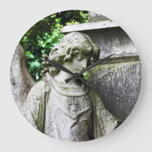 Reloj Redondo Grande Falln Garden Angel