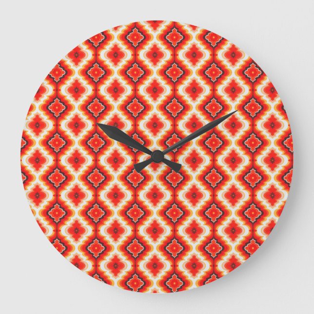 Reloj Redondo Grande Falln Psychedelic Sunset (Anverso)