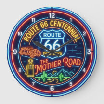 Falso neón Madre Carretera Ruta 66 Centenario