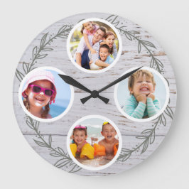 Reloj Redondo Grande Familia Rusa Keepsake multifoto