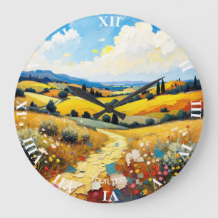 Reloj Redondo Grande Fantasía Atrio Específico Verano Impasto