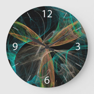 Reloj Redondo Grande Fantasía Espacial