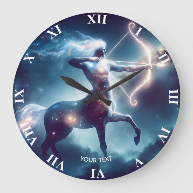 Reloj Redondo Grande Fantasía Perro lindo Perro caliente (Anverso)