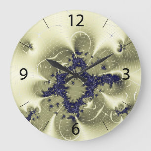 Reloj Redondo Grande Fantasía Verde
