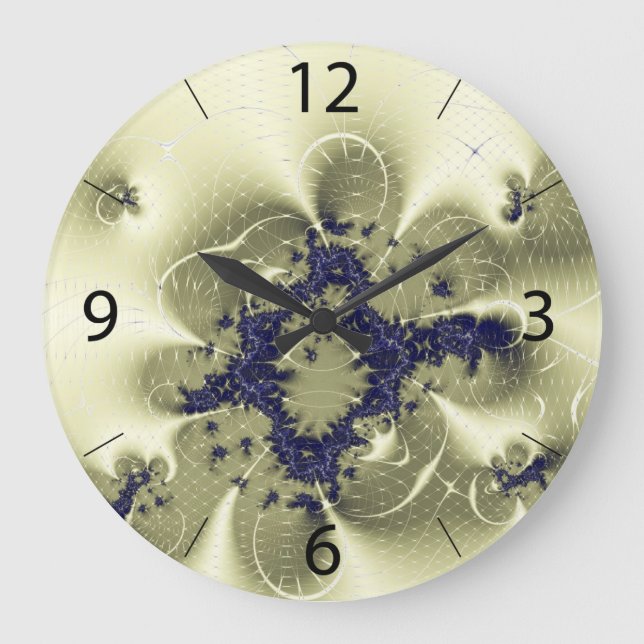 Reloj Redondo Grande Fantasía Verde (Anverso)