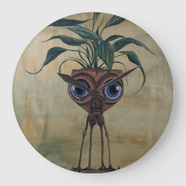 Reloj Redondo Grande Fantasía Whimsical Surrealism Wall Clock
