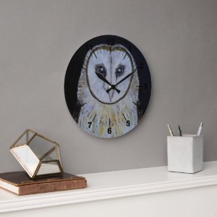 Reloj Redondo Grande Fantasmas de la Noche Pintura de Alfred Fox
