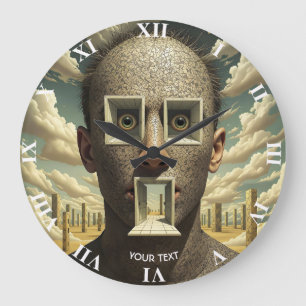 Reloj Redondo Grande Fantasy Cute Dote Windows Man