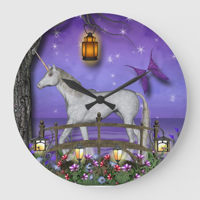 Reloj Redondo Grande Fantasy Time Wall Clock (Anverso)