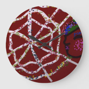 Reloj Redondo Grande Faraón araña hembra
