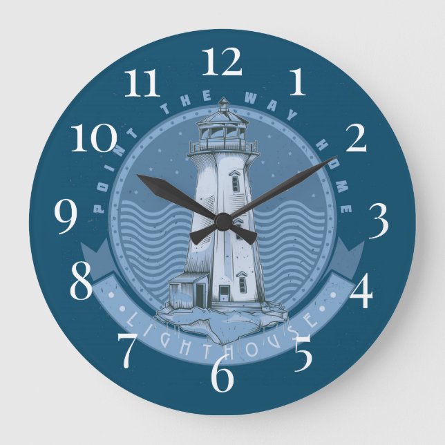 Reloj Redondo Grande Faro (Anverso)