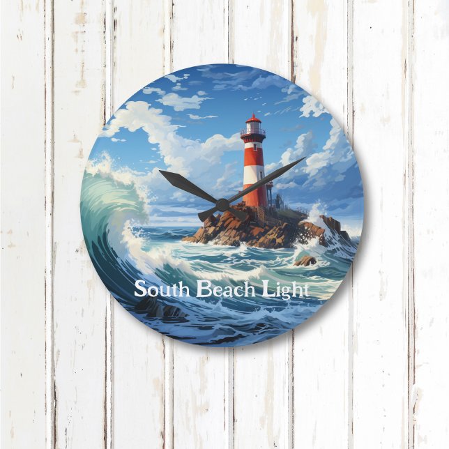 Reloj Redondo Grande Faro costero (Subido por el creador)