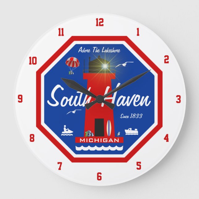 Reloj Redondo Grande Faro del sur del asilo (Anverso)