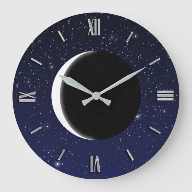 Reloj Redondo Grande Fases de la Luna (Anverso)