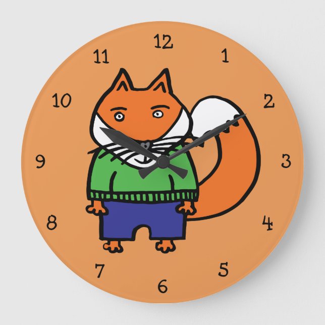 Reloj Redondo Grande Felix el Zorro (Anverso)
