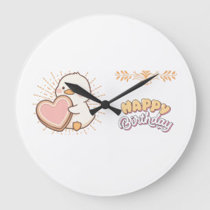 RELOJ REDONDO GRANDE FELIZ CUMPLEAÑOS 