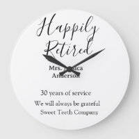 Feliz retiro añadir nombre años de servicio jubila