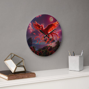 Reloj Redondo Grande Fénix Carmesí de la Marea a la Luz de la Luna.