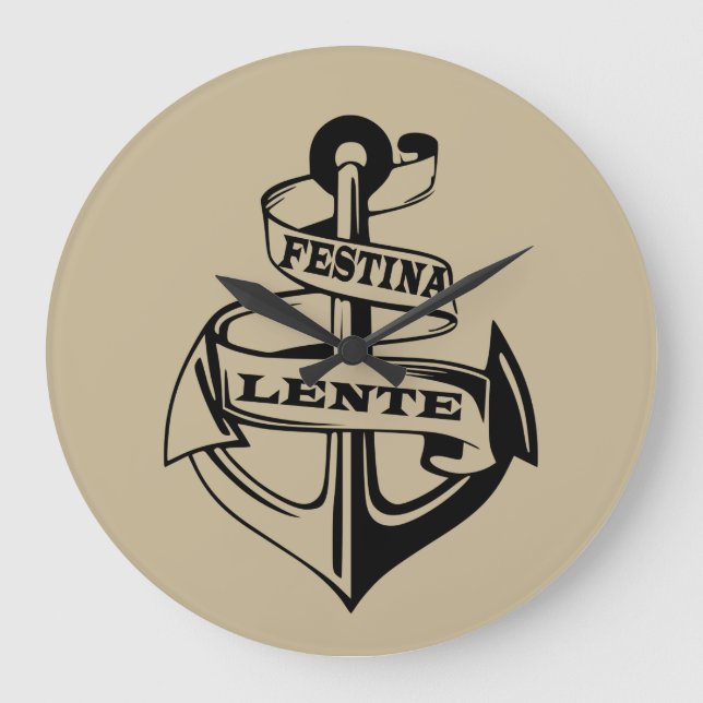 Reloj Redondo Grande Festina lente (Anverso)