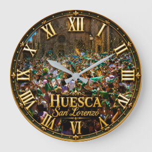 Reloj Redondo Grande Fiestas de San Lorenzo de Huesca